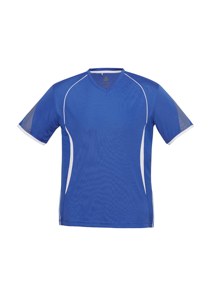 Razor Mens Short Sleeve Tee - Royal/White - Front