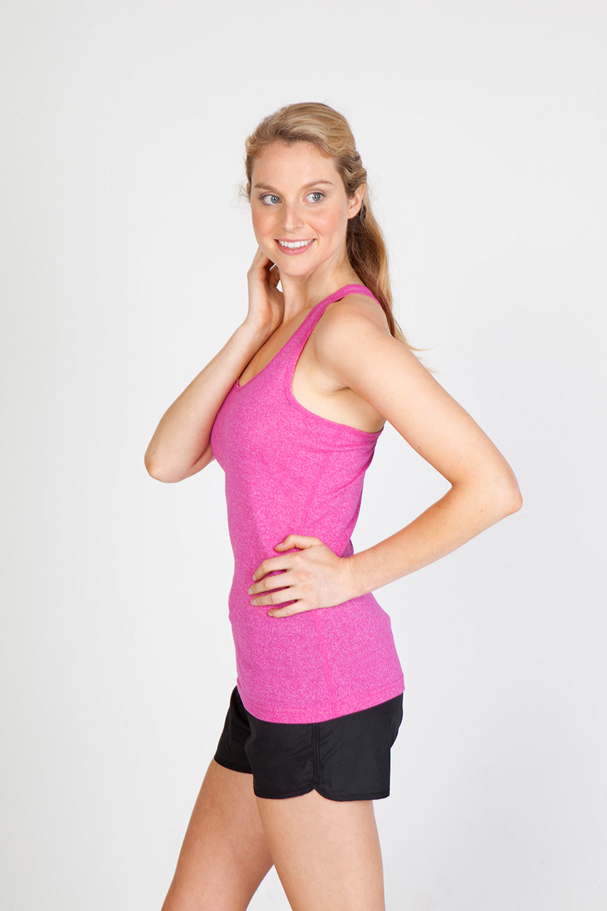 Womens Greatness Athletic T-back Singlet - view