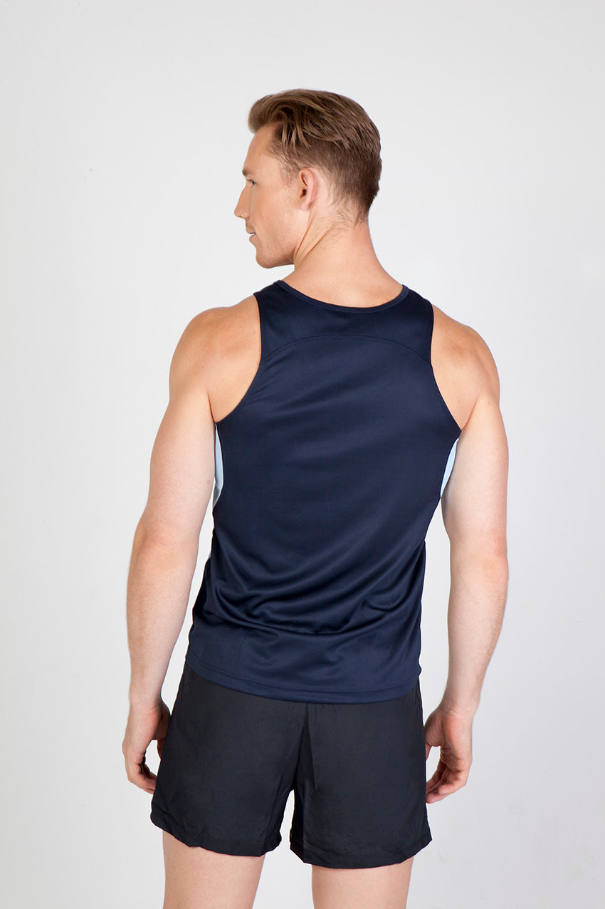 Mens Accelerator Cool Dry Singlet - view