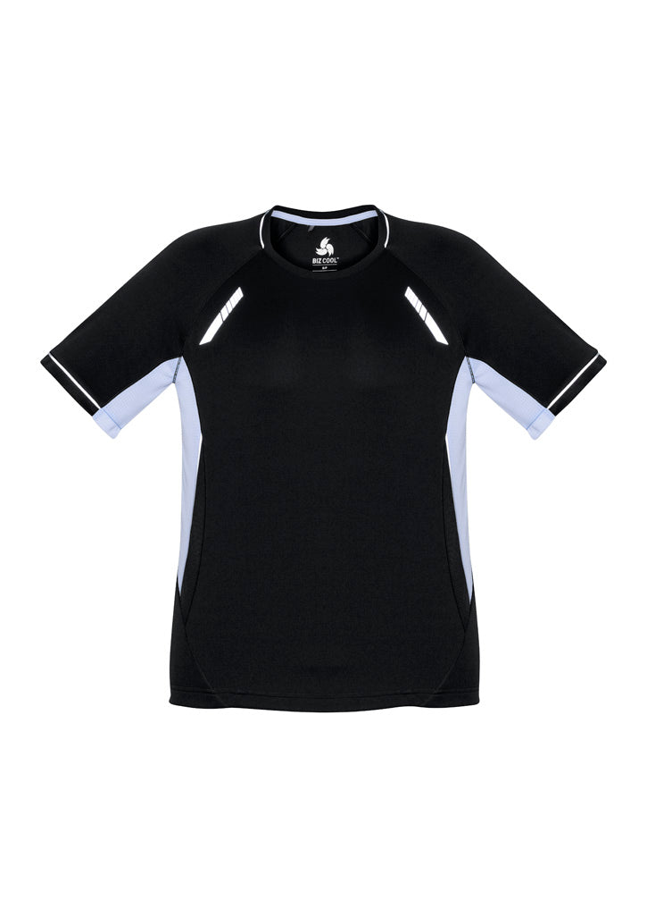 Renegade Kids Short Sleeve Tee - Black/White/Silver - Front