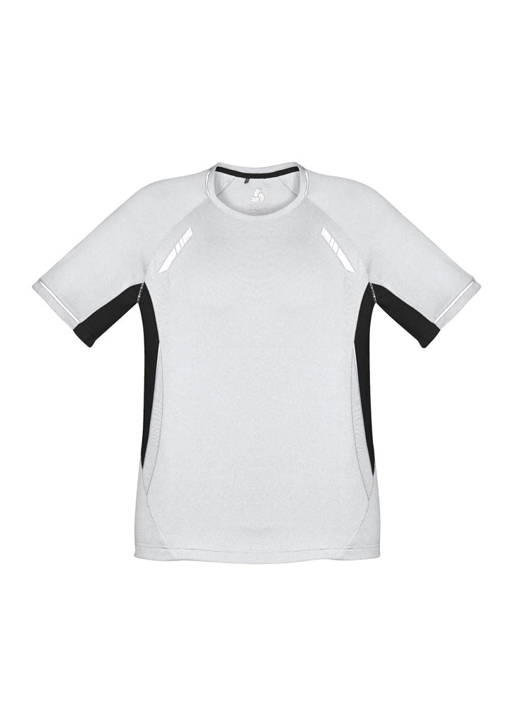 Renegade Kids Short Sleeve Tee - White/Black/Silver - Front
