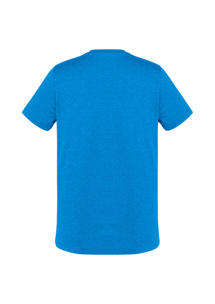 Aero Mens Short Sleeve Tee - Cyan - Back