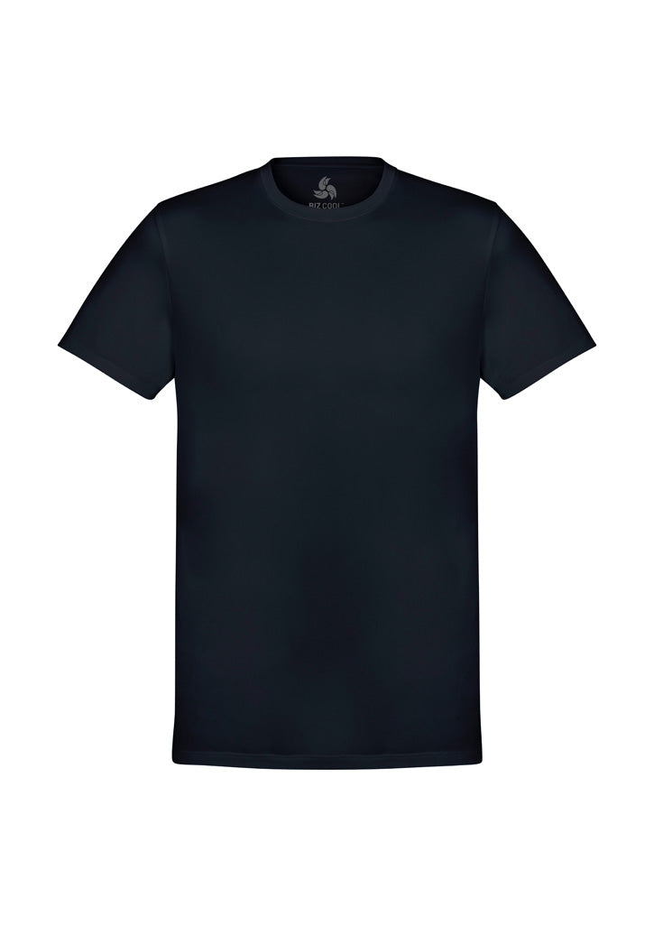 Aero Mens Short Sleeve Tee - Solid Black - Front