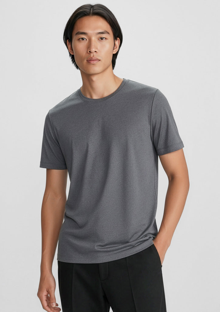Aero Mens Short Sleeve Tee - Charcoal - Model