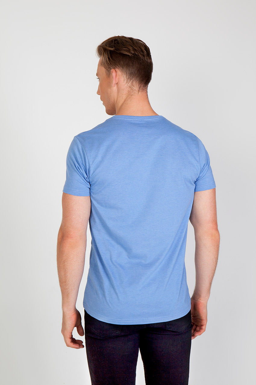 Mens Marl V-neck T-shirt - view