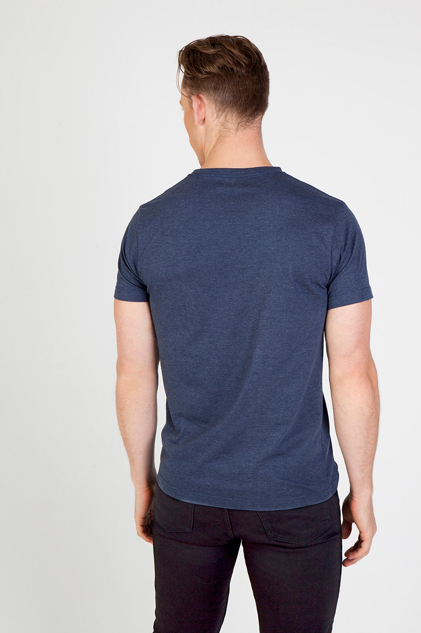 Men's / Unisex Marl Crew Neck T-shirt - view