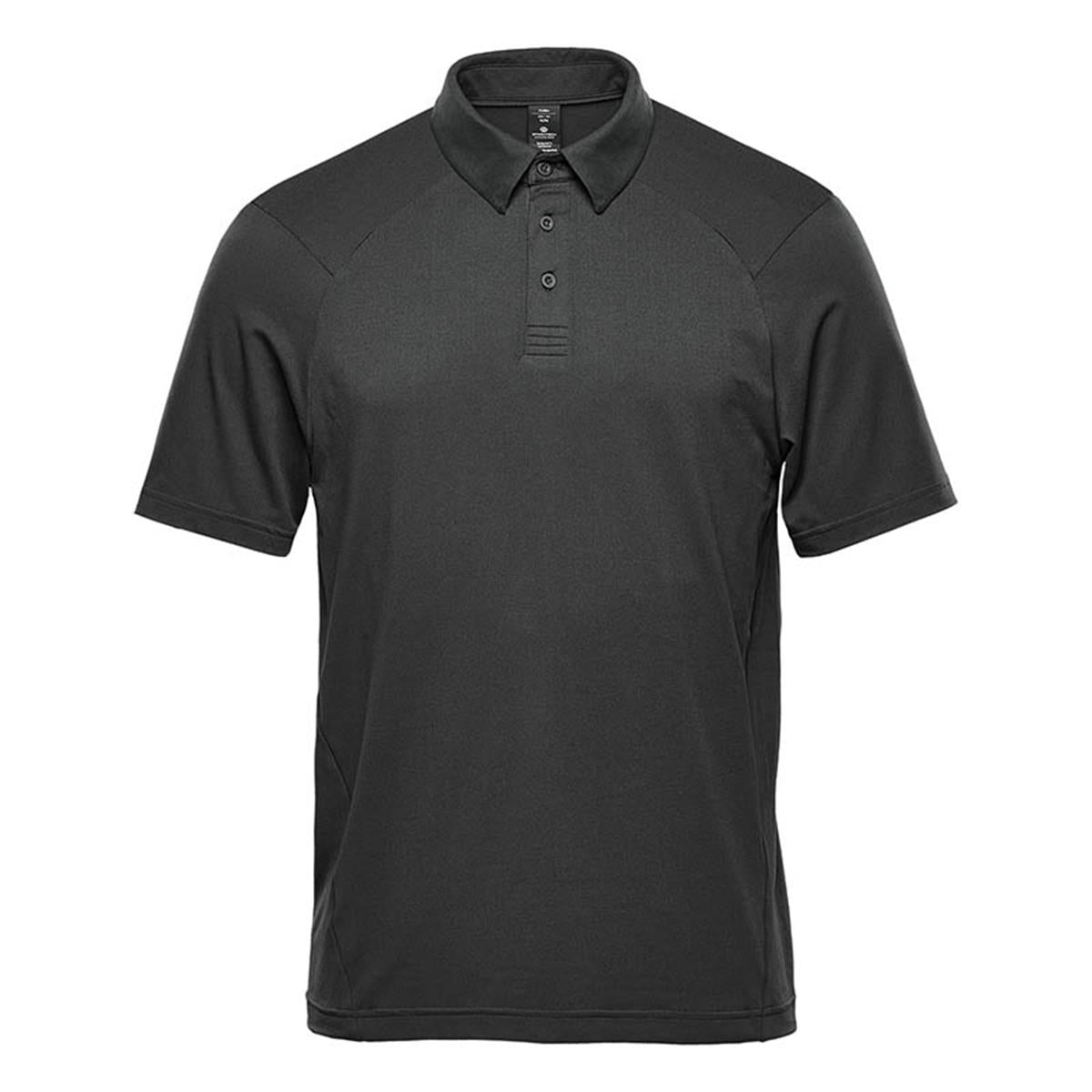 Men's Camino Performance Short Sleeve Polo - Graphite - Front