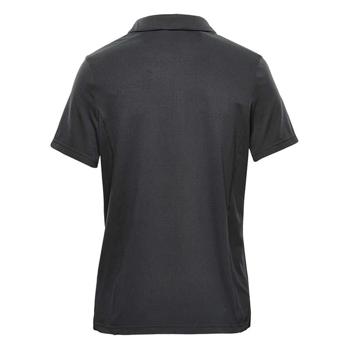Women's Camino Performance Short Sleeve Polo - Graphite - Back