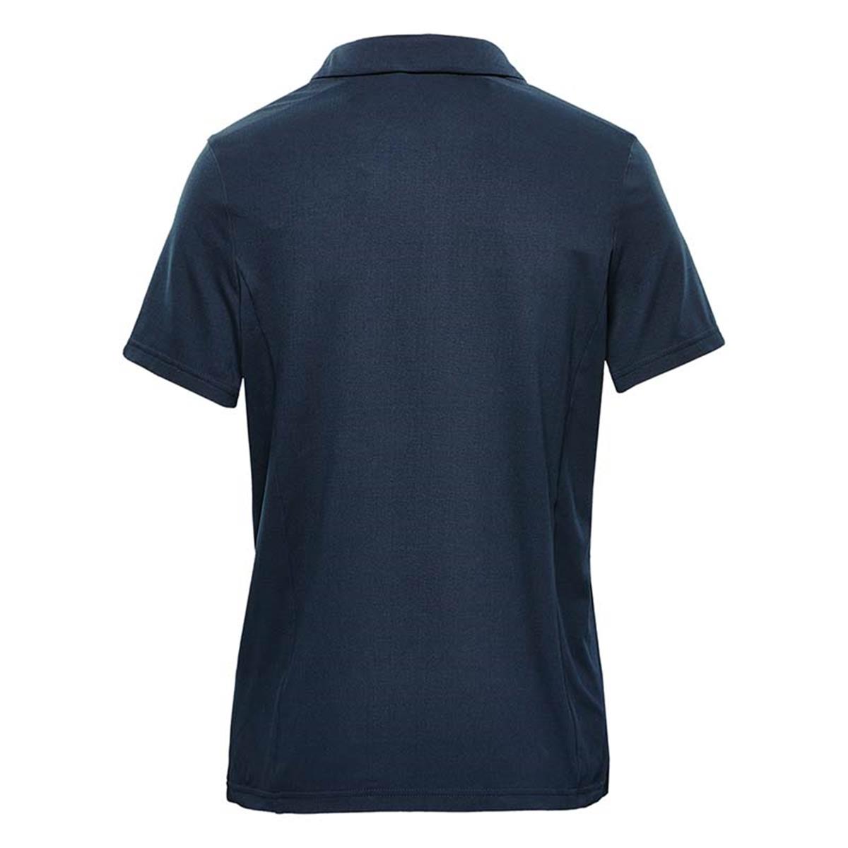 Women's Camino Performance Short Sleeve Polo - Navy - Back