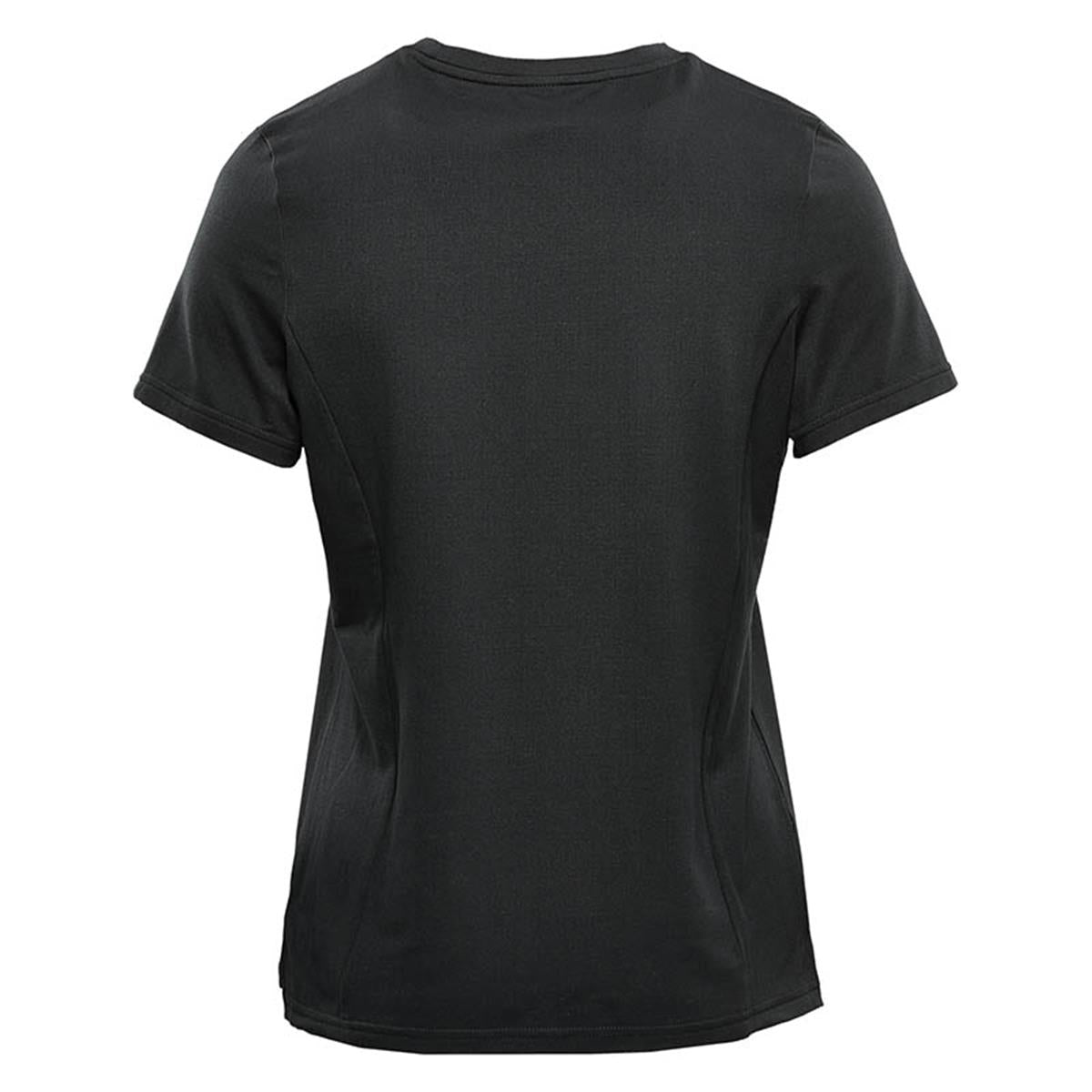 Women's Tundra Performance Short Sleeve Tee - Black - Back