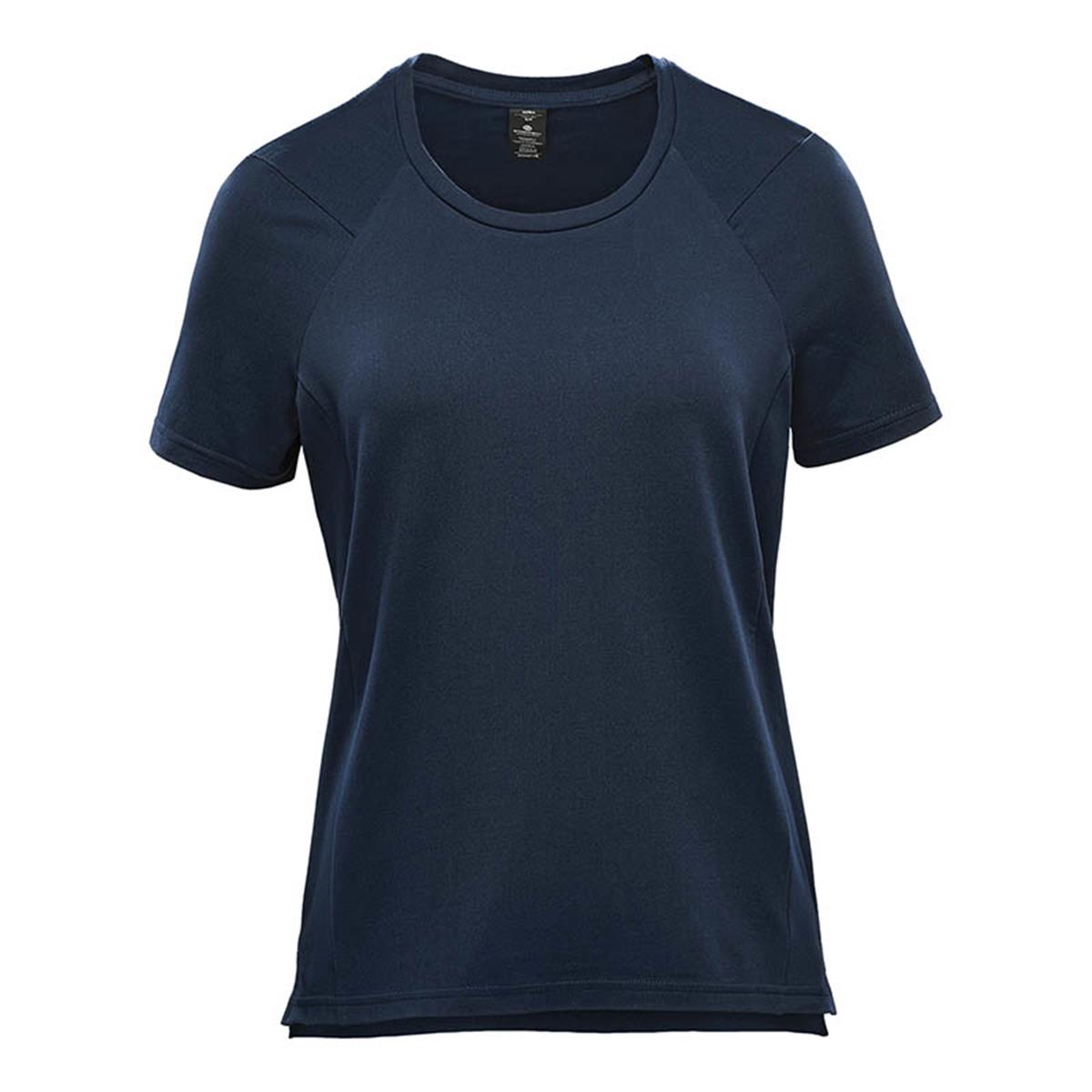 Women's Tundra Performance Short Sleeve Tee - Navy - Front