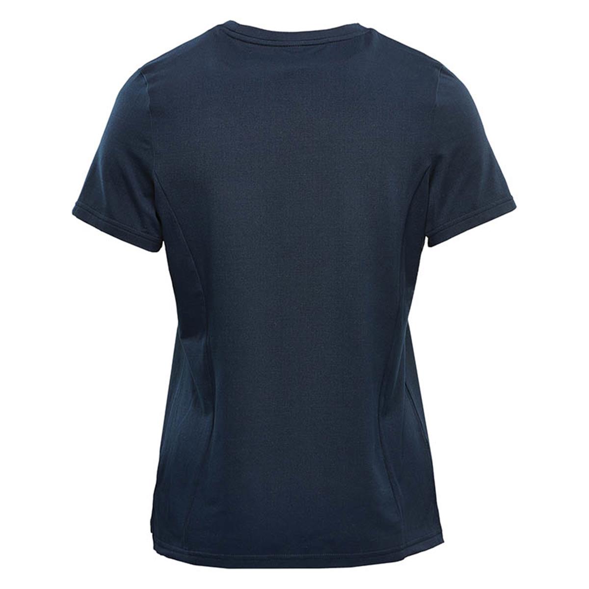 Women's Tundra Performance Short Sleeve Tee - Navy - Back