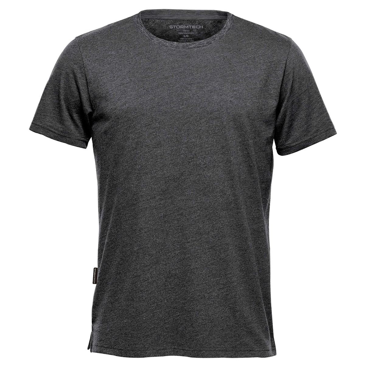 Men's Torcello Crew Neck Tee - Graphite Heather - Front