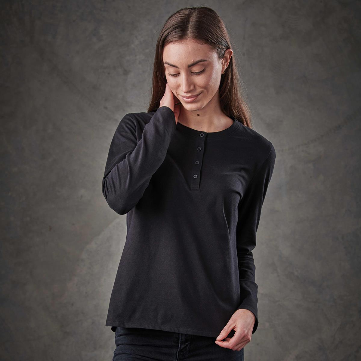 Women's Torcello L/S Henley - view