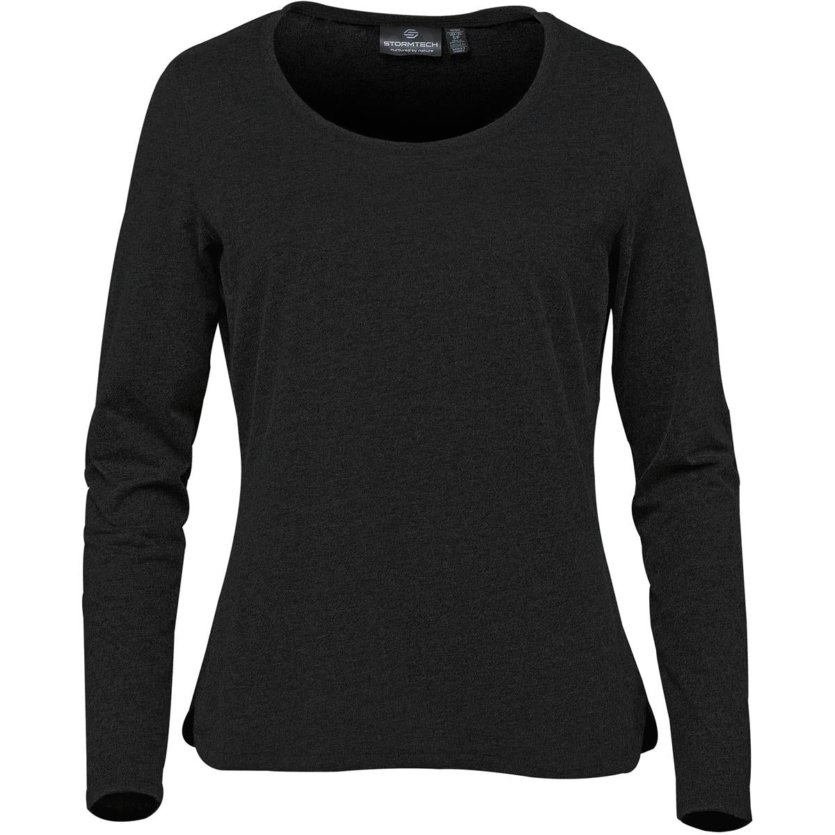 Women's Torcello L/S Tee - Black - Front