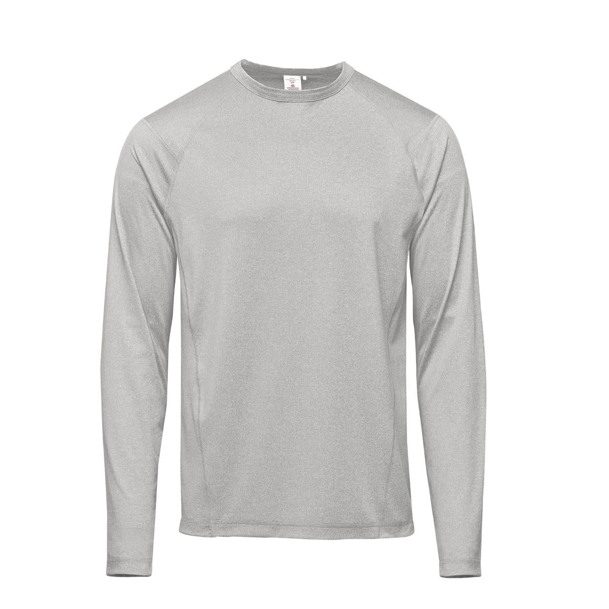 Men's Volante H2X-Dry L/S Tee - Ash Heather - Front