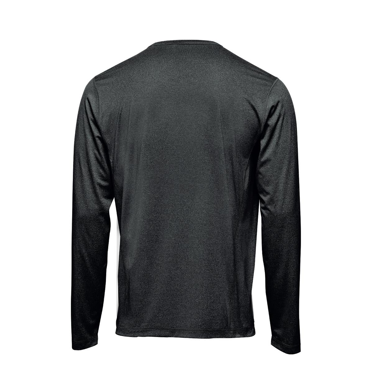 Men's Volante H2X-Dry L/S Tee - Charcoal Heather - Back