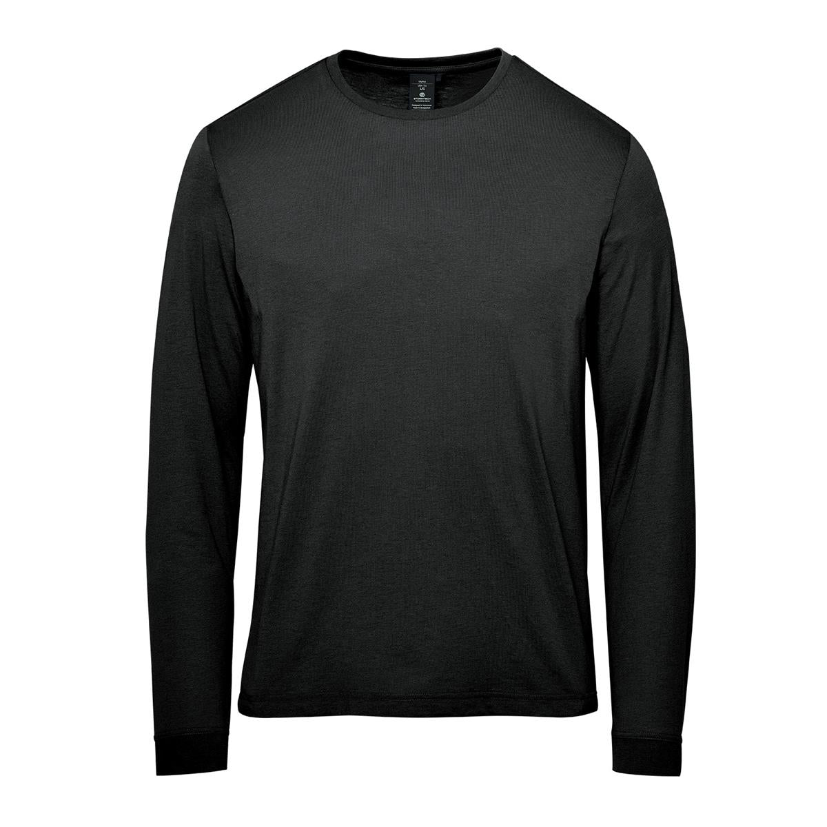 Men's Settebello L/S Tee - Black - Front