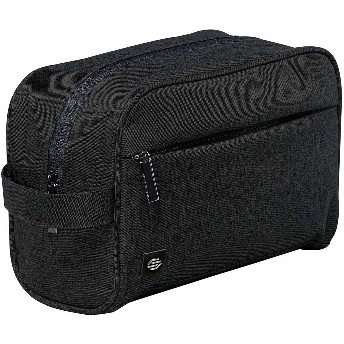 Cupertino Toiletry Bag - Black / Black - Front