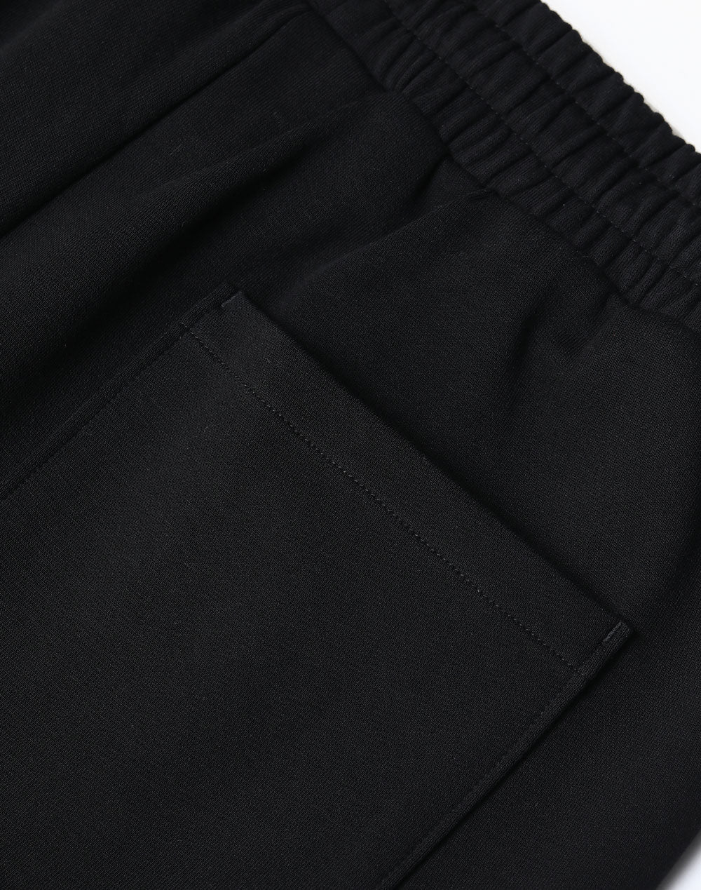 Airlayered CVC Sweatpants Unisex - Black - Back
