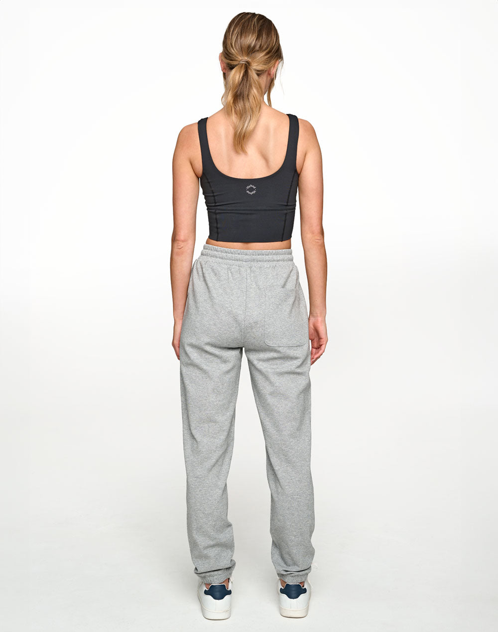 Airlayered CVC Sweatpants Unisex - Grey - Back