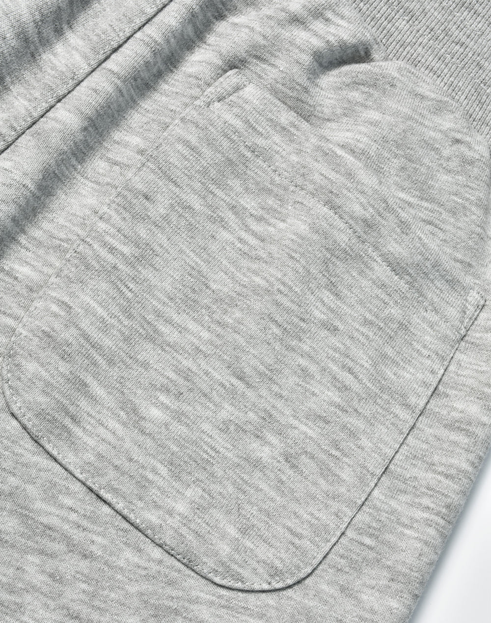 Kids French Terry Track Pants - Grey - Back
