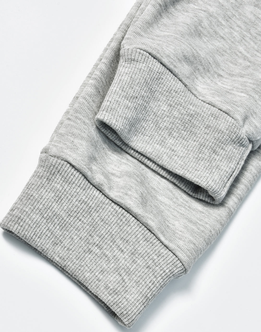Kids French Terry Track Pants - Grey - View