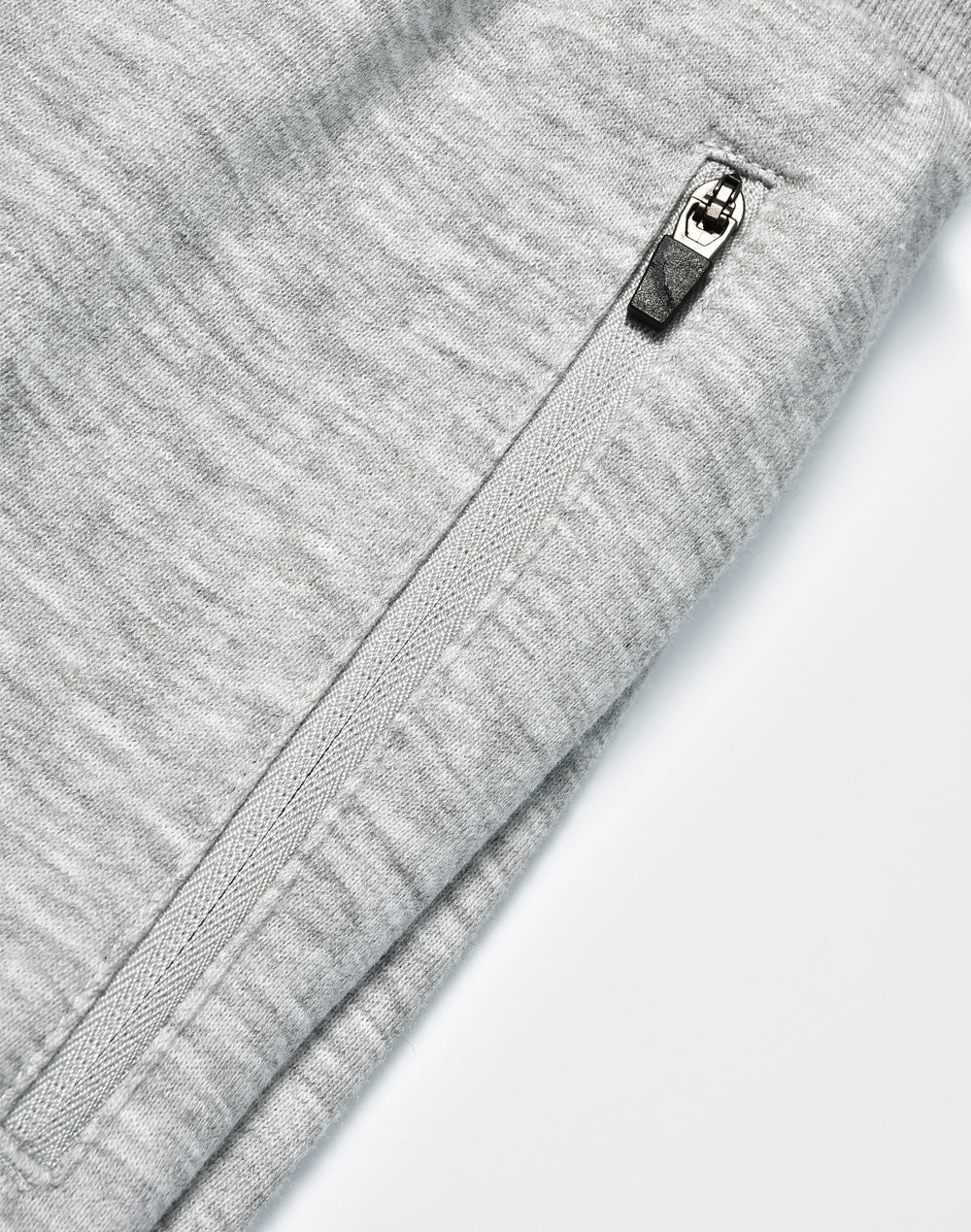 Kids French Terry Track Pants - Grey - View