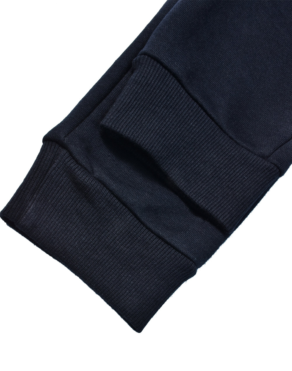 Kids French Terry Track Pants - Navy - View