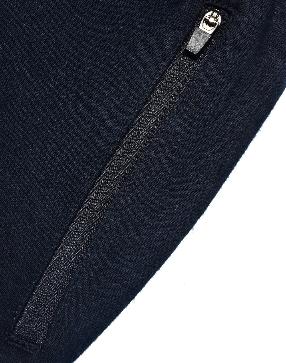 Kids French Terry Track Pants - Navy - View