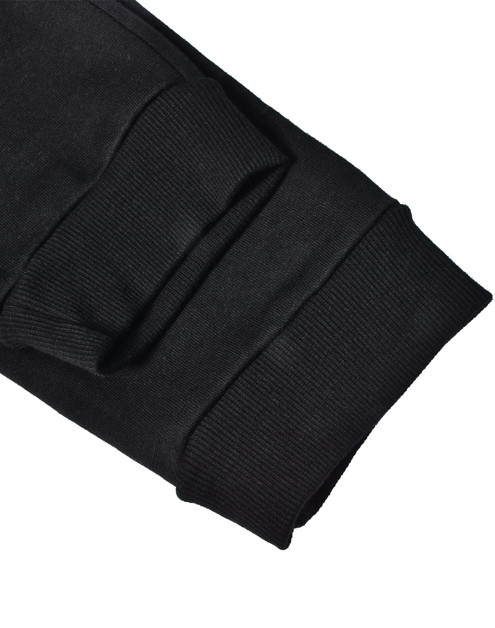 Adults French Terry Track Pants - Black - View
