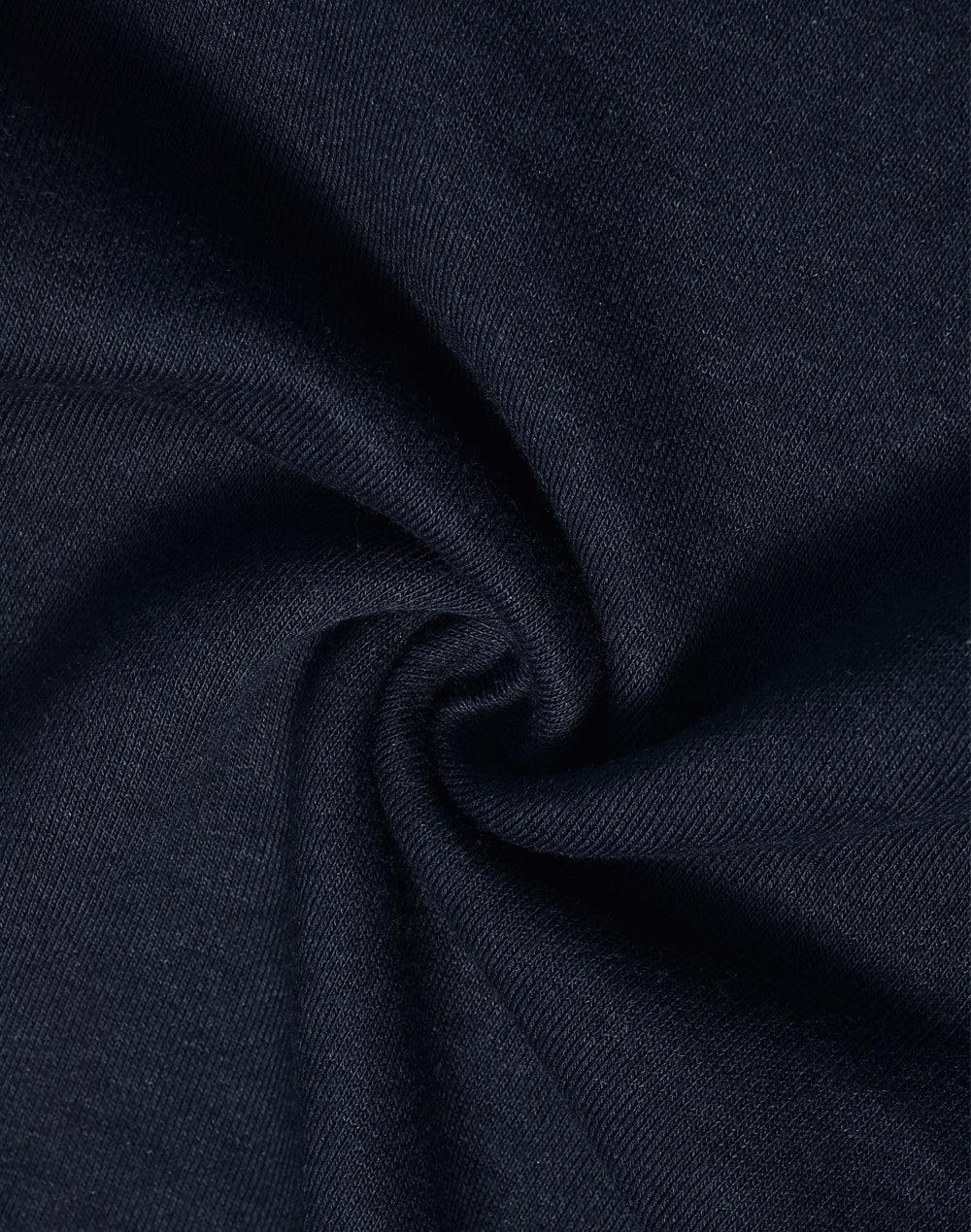 Adults French Terry Track Pants - Navy - Fabric