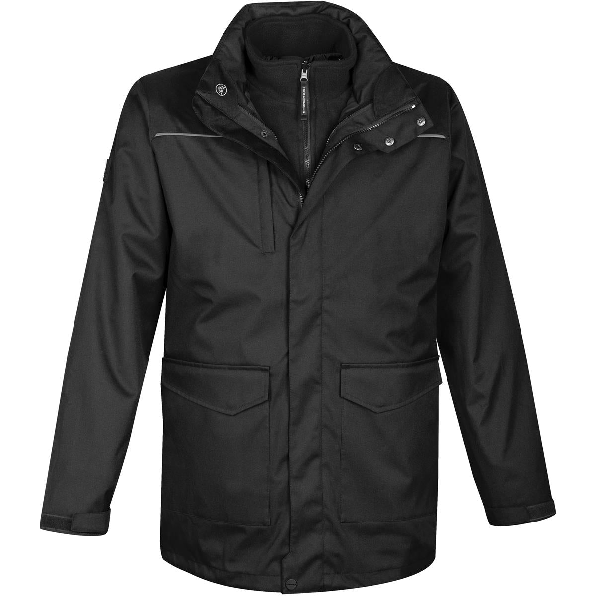 Men's Vortex HD 3-In-1 Parka - Black - Front