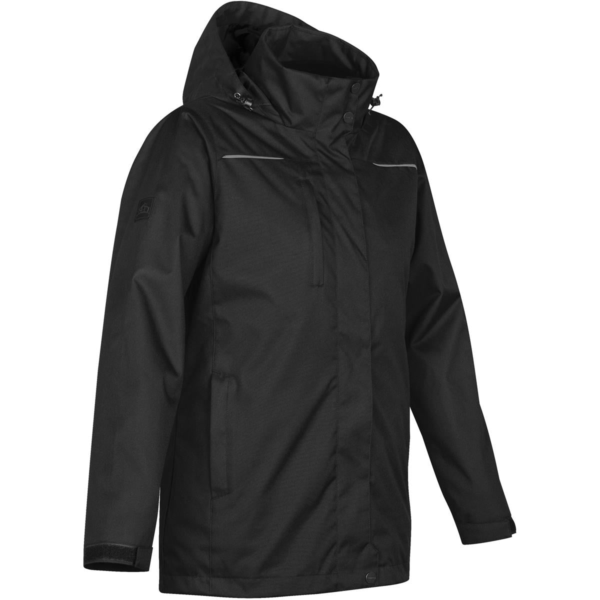 Womens Vortex HD 3-In-1 Parka - Black - Back