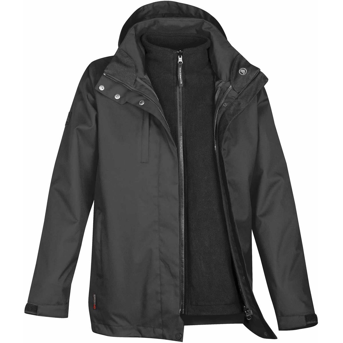 Womens Vortex HD 3-In-1 Parka - Granite - Front