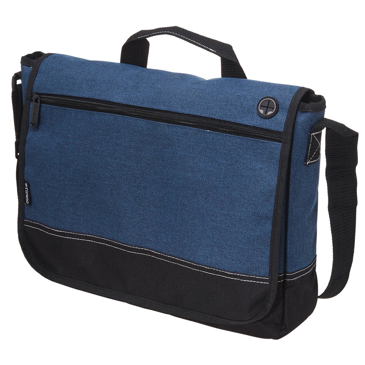 Tirano Laptop Satchel - Monaco Blue - Front