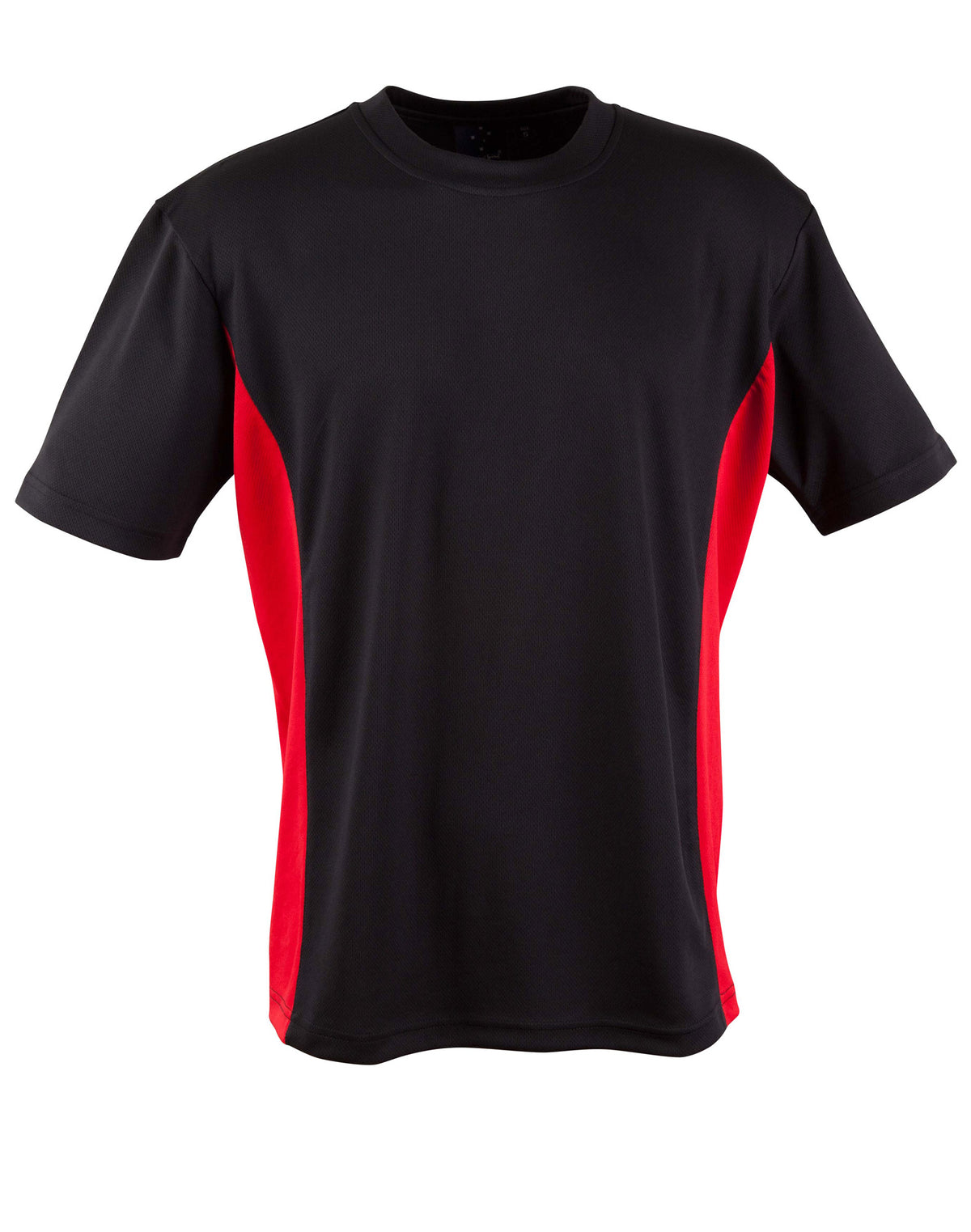 Teammate Tee Unisex - Black/Red - Front