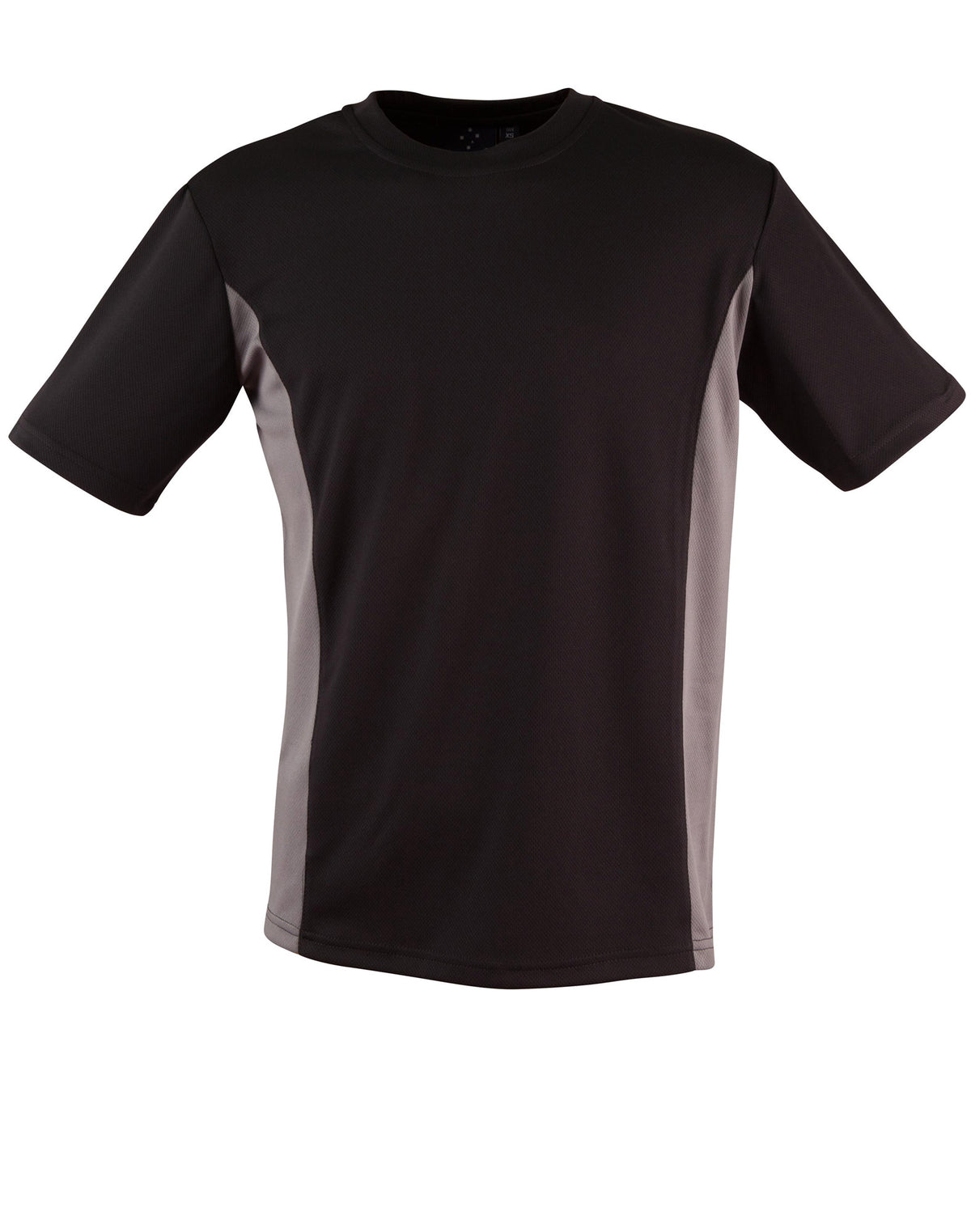 Teammate Tee Kids - Black/Ash - Front
