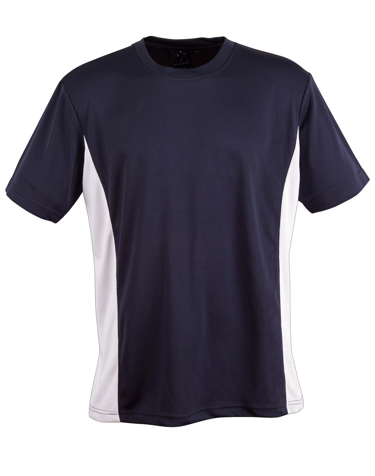 Teammate Tee Unisex - Navy/White - Front
