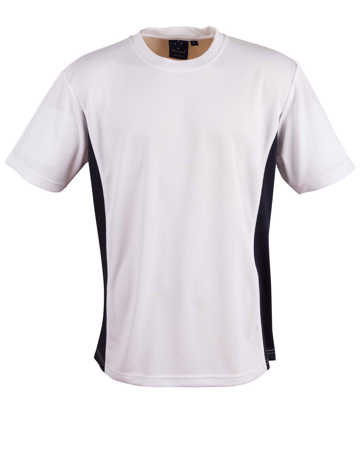 Teammate Tee Unisex - White/Navy - Front