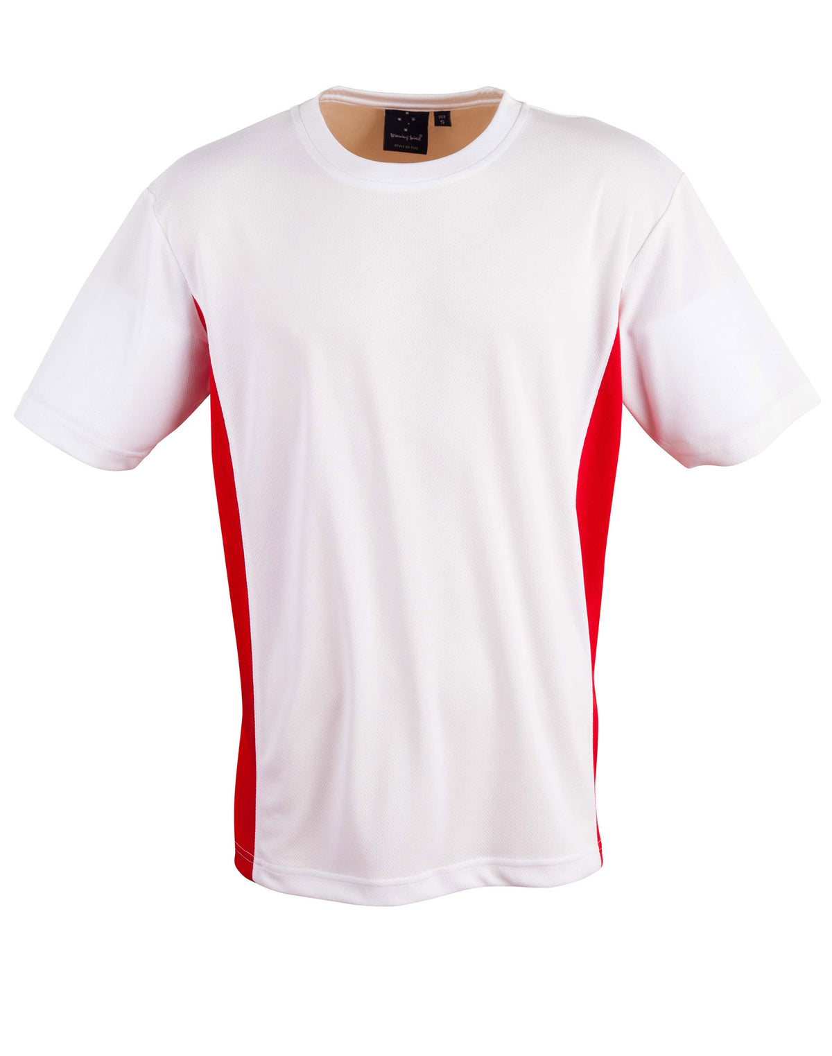 Teammate Tee Unisex - White/Red - Front