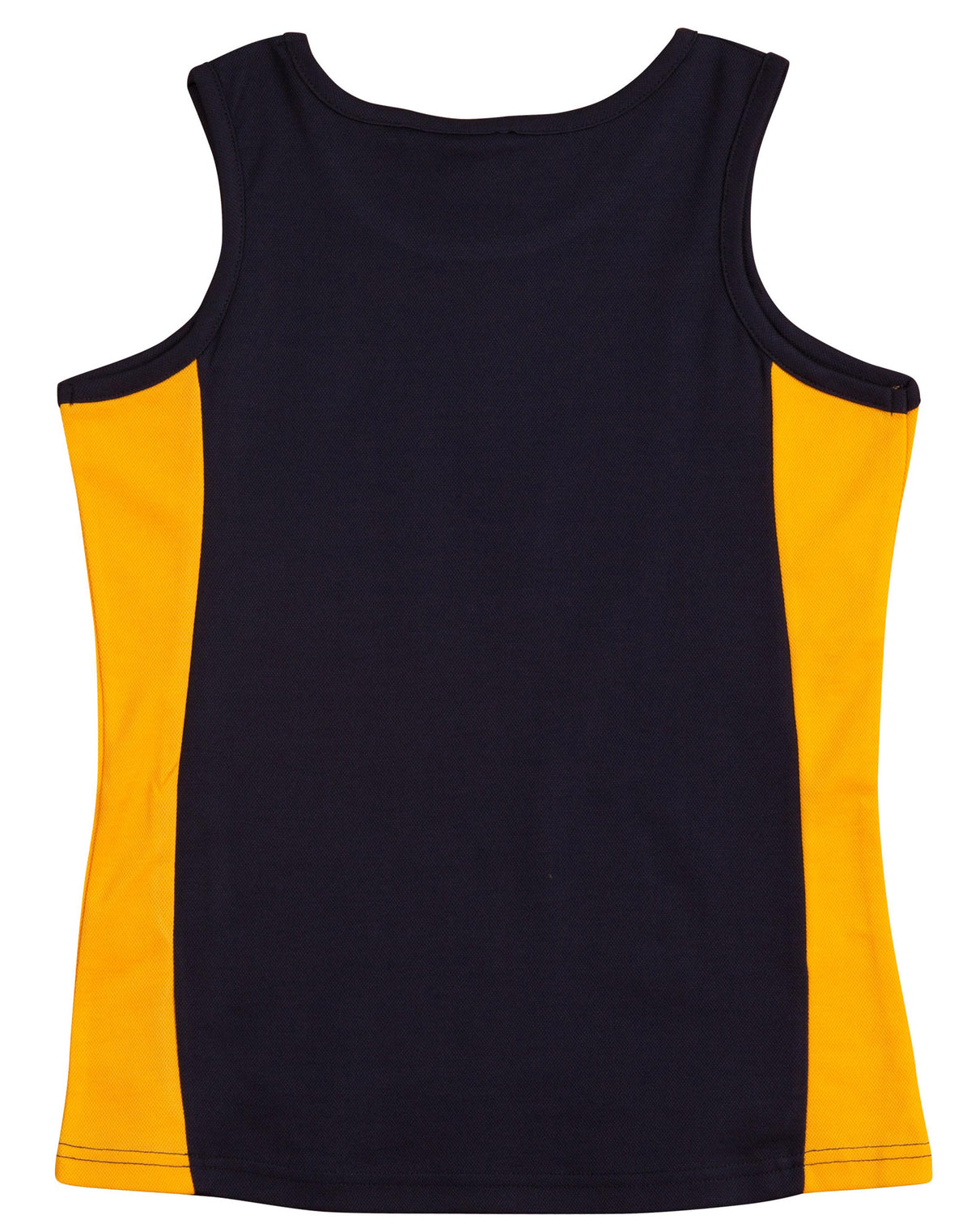 Teammate Singlet Ladies' - Navy/Gold - Back