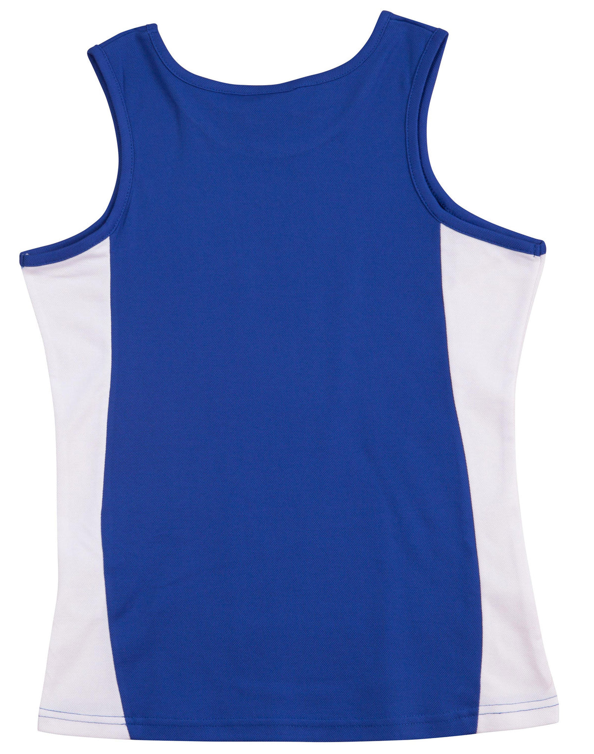 Teammate Singlet Ladies' - Royal/White - Back
