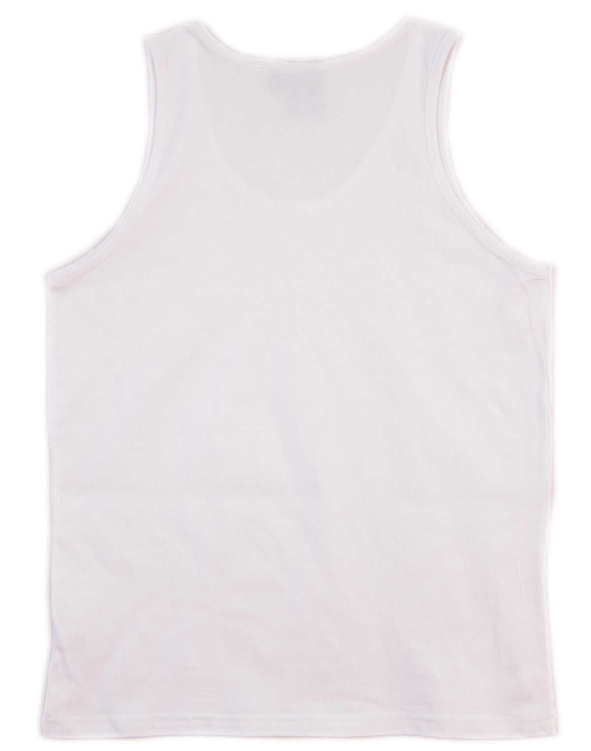 Trainer's Cotton Singlet Men's - White - Back