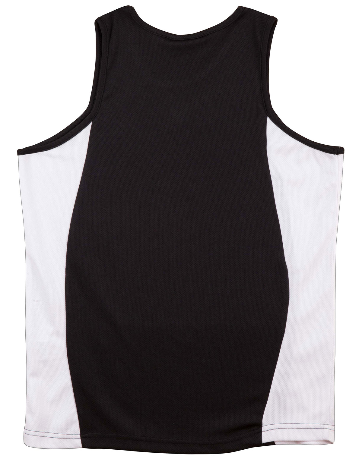 Teammate Singlet Kids - Black/White - Back