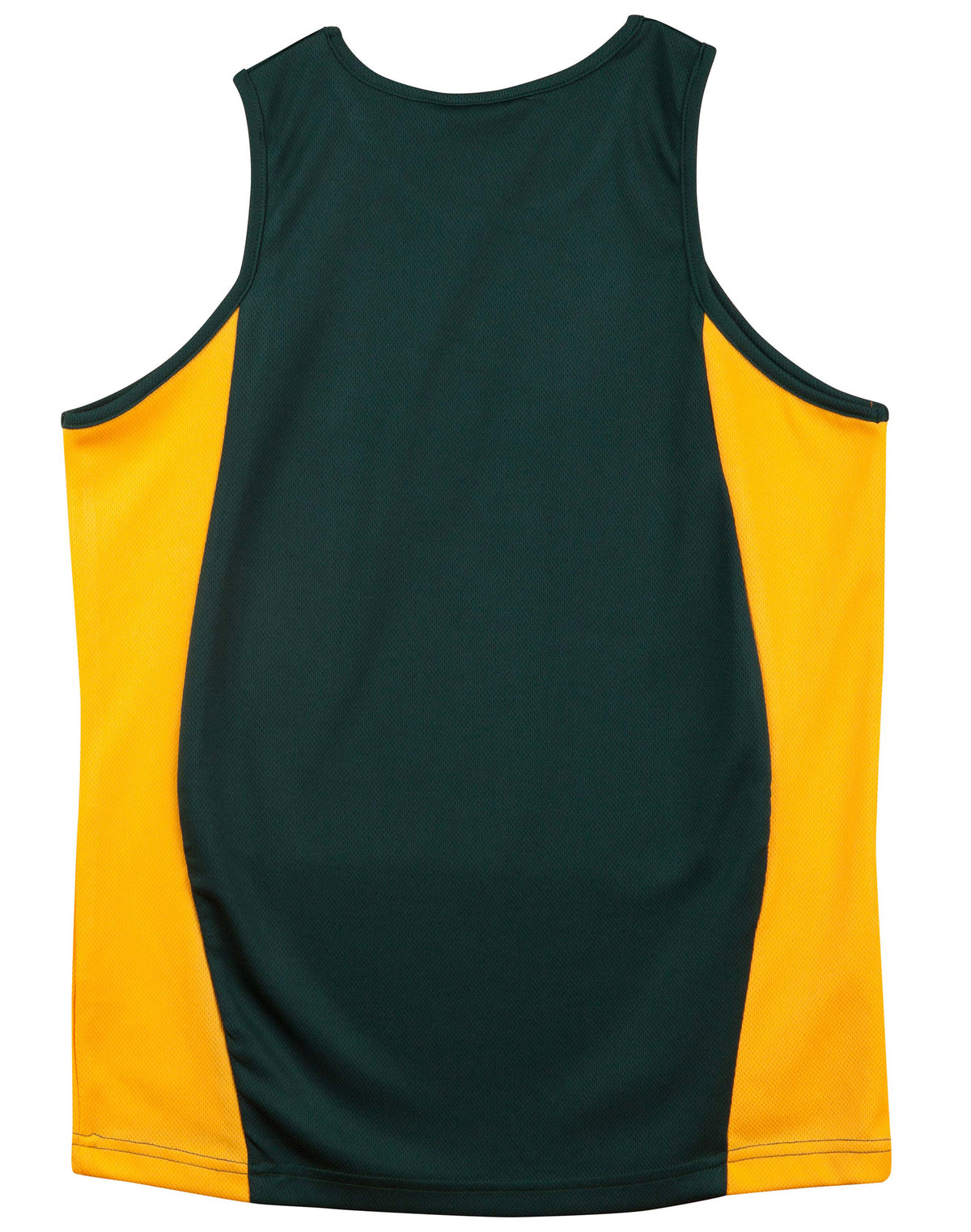 Teammate Singlet Kids - Bottle/Gold - Back