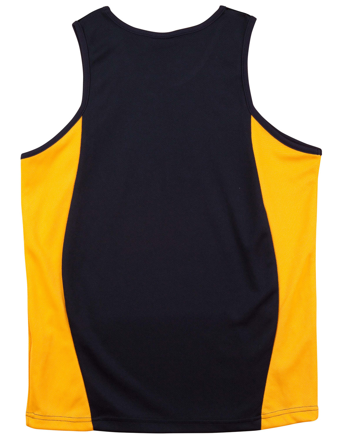 Teammate Singlet Kids - Navy/Gold - Back
