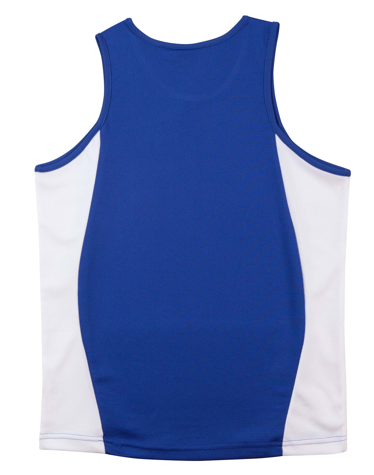 Teammate Singlet Kids - Royal/White - Back