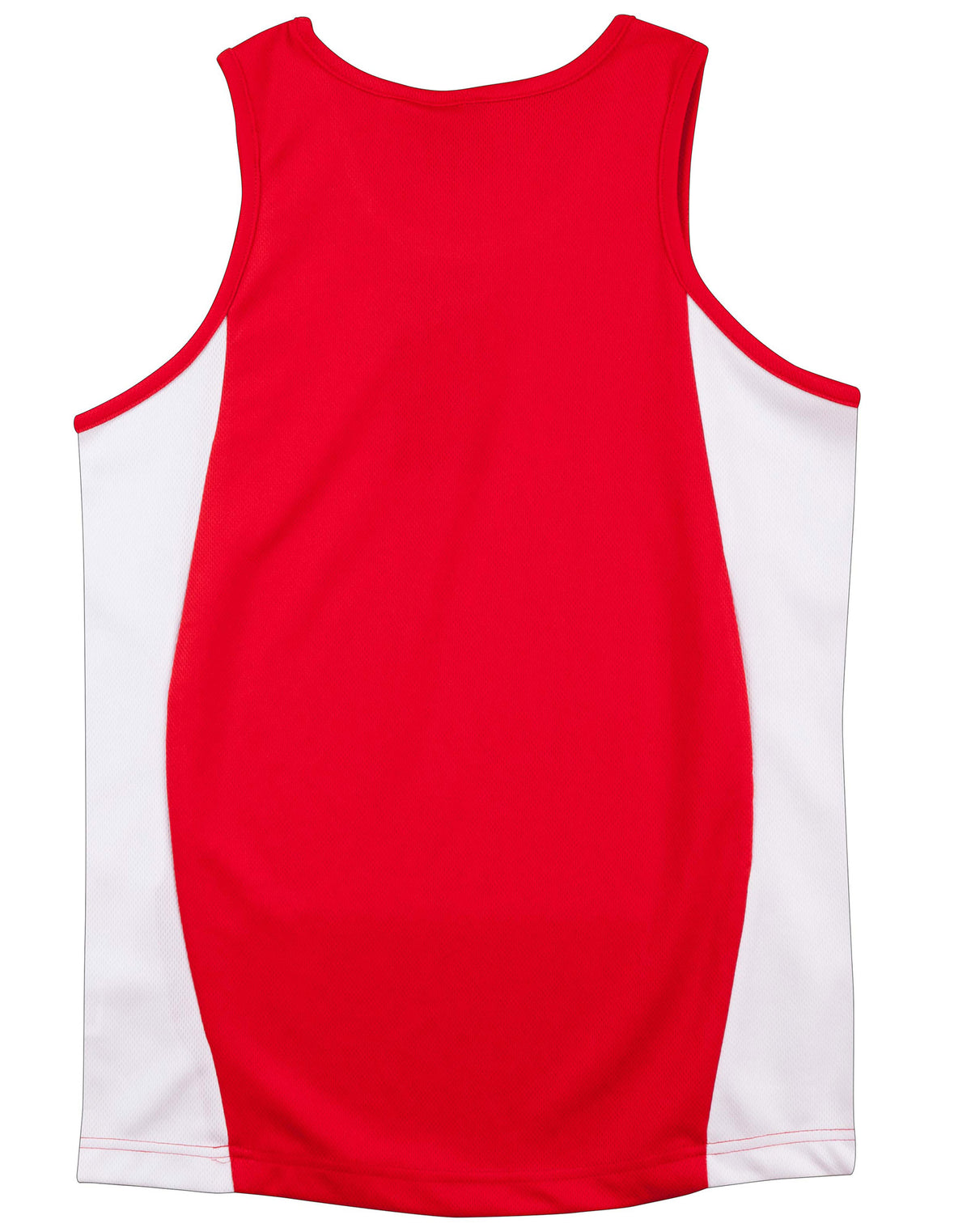Teammate Singlet Men's - Red/White - Back