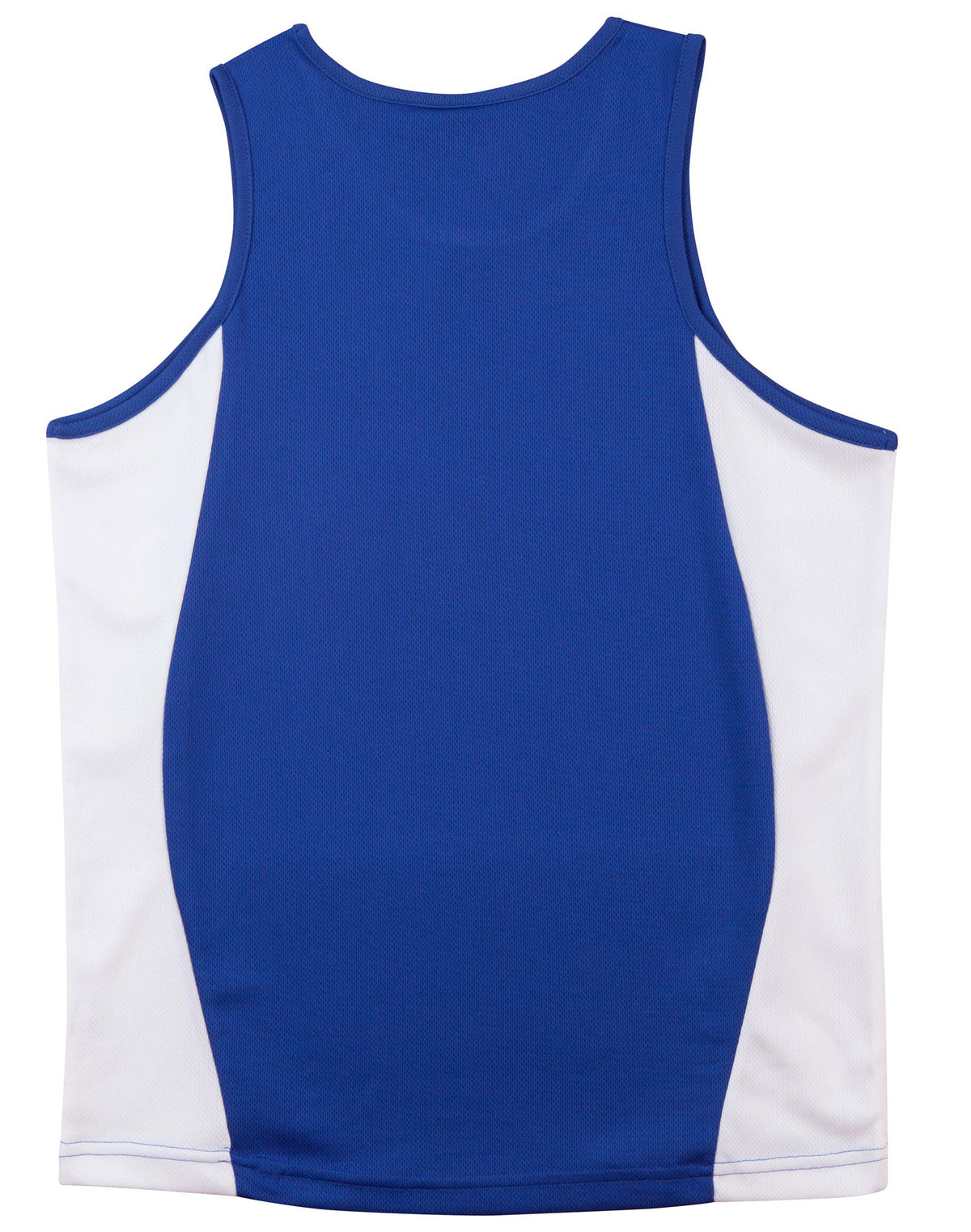 Teammate Singlet Men's - Royal/White - Back